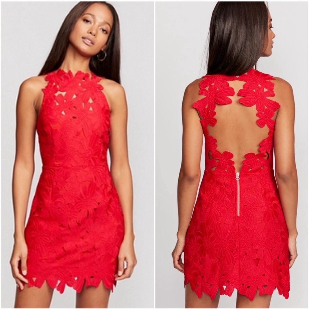 Free People Saylor Dress Red size S